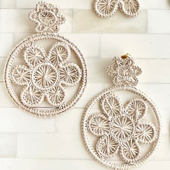Asha Rattan Bloom Hoop Earrings - Picture 1 of 2